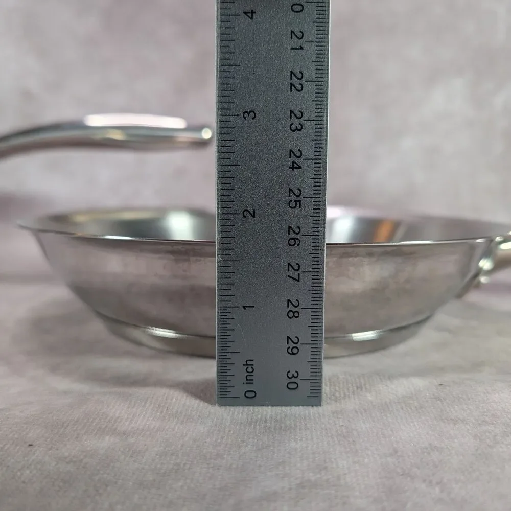 Tramontina 18/10 Stainless Steel Cookware Set 2 Qt Saucepan Skillet Frying Pan